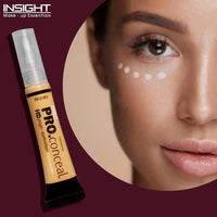 INSIGHT Cosmetics Pro Oil Concealer Palette (Concealer) & Hd Concealer, Full Coverage, Natural Finish, For Acne Prone Skin Type, Golden Sand-04