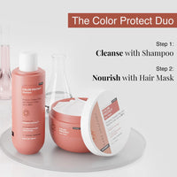 Bare Anatomy Hair Colour Protect Shampoo, Retains Colour Upto 8 Weeks, Repairs Damage With Amino Acid & Quinoa Protein For Dry & Frizzy Coloured Hair For Unisex, 250ml