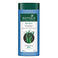 Biotique Bio Kelp Protein Shampoo for Falling Hair Intensive Hair Regrowth Treatment, 340ml & Biotique Bio Kelp Protein Shampoo for Falling Hair Intensive Hair Regrowth Treatment, 180ml