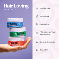 MANETAIN Ultimate Moisture Therapy - 100gm | Deep Conditioning for Dry, Frizzy, Thirsty Hair | Hydrating Formula with Algae Oil, Avocado Butter, and Hyaluronic Acid | Sulphate, Paraben, Silicone-Free | Curl Definition & Frizz Control