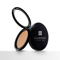 STARSTRUCK BY SUNNY LEONE Matte Finish Compact Powder - Tan | Foundation Powder with SPF Protection | Face Makeup | Non Greasy Non Sticky For Indian Skin | All Skin Type