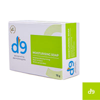 D9 Moisturising Soap | All Skin Types | Designed by Dermatologists | 75gm | Pack of 4