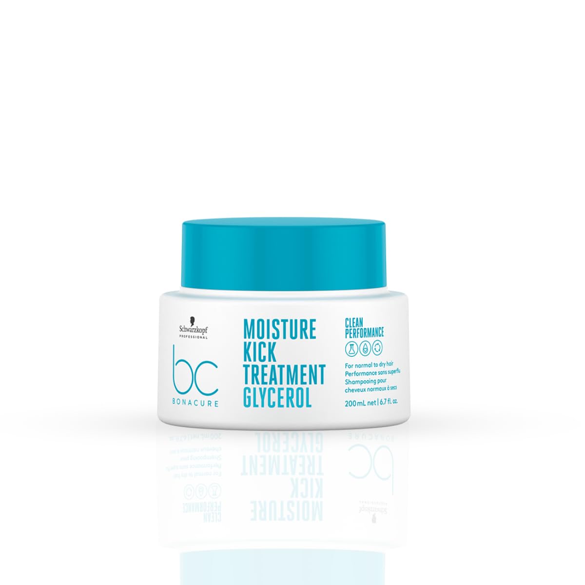 Schwarzkopf Professional Bonacure Hyaluronic Moisture Kick Deep Conditioning Treatment Hair Mask | For Dry Hair | 200ml