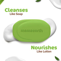 Mamaearth Neem Moisturizing Lotion Soap with Neem & Tea Tree for Skin Purification (Value Pack Of 8)-125 gX8 Units For Skin Protection|Soothes Inflammation|Deeply Cleanses|76% TFM Grade 1 Soap