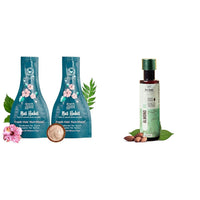 Nat Habit Five Oil Hibiscus Nutrimask & Cold Pressed Almond Oil 100 Millilitres, The Perfect Choice For Deep Conditioning Hair & Healthy Scalp