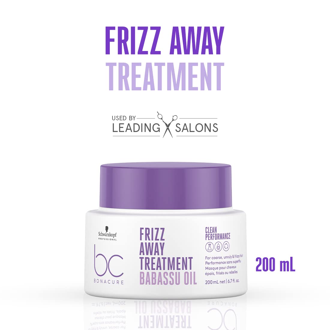 Schwarzkopf Professional Bonacure Keratin Smooth Perfect Deep Conditioning Treatment Hair Mask| For Frizzy Hair | 200 Ml