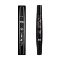 PAC Dual Xposure Mascara | 2-in-1 Volumizing & Precision Mascara | Longlasting Clump Free Non Flaking Formula | Smudgeproof & Waterproof | Black