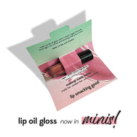 Ruby's Organics Mini Lip Oil Gloss for Women & Girls, All Skin Tones- Moisturizing, Long Lasting, Non Sticky & Non Drying Formula, Glossy Texture, Natural Lip Makeup, Paraben Free - Cherry, 3 ml