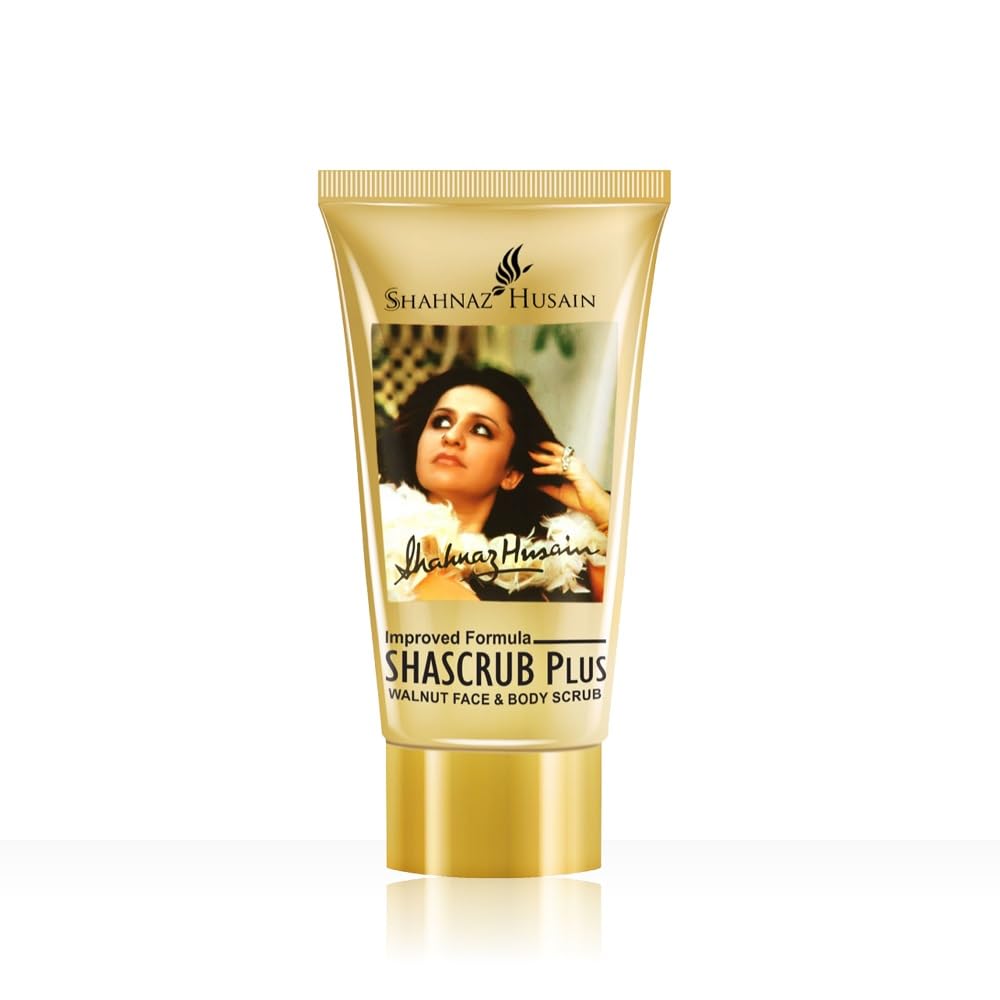 Shahnaz Husain Shascrub Plus-Walnut Face & Body Scrub | 40g