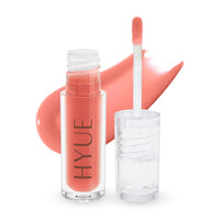 HYUE HydraPlump™ Lip Plumper | 4 ml | Long-term Plumping Effect & Hydration | Non-sticky Formula with Cooling Ice Cube sensation | Jojoba Oil, Vit E & Pomegranate Extract | Flat-tip Applicator (Candy Crush, 4)