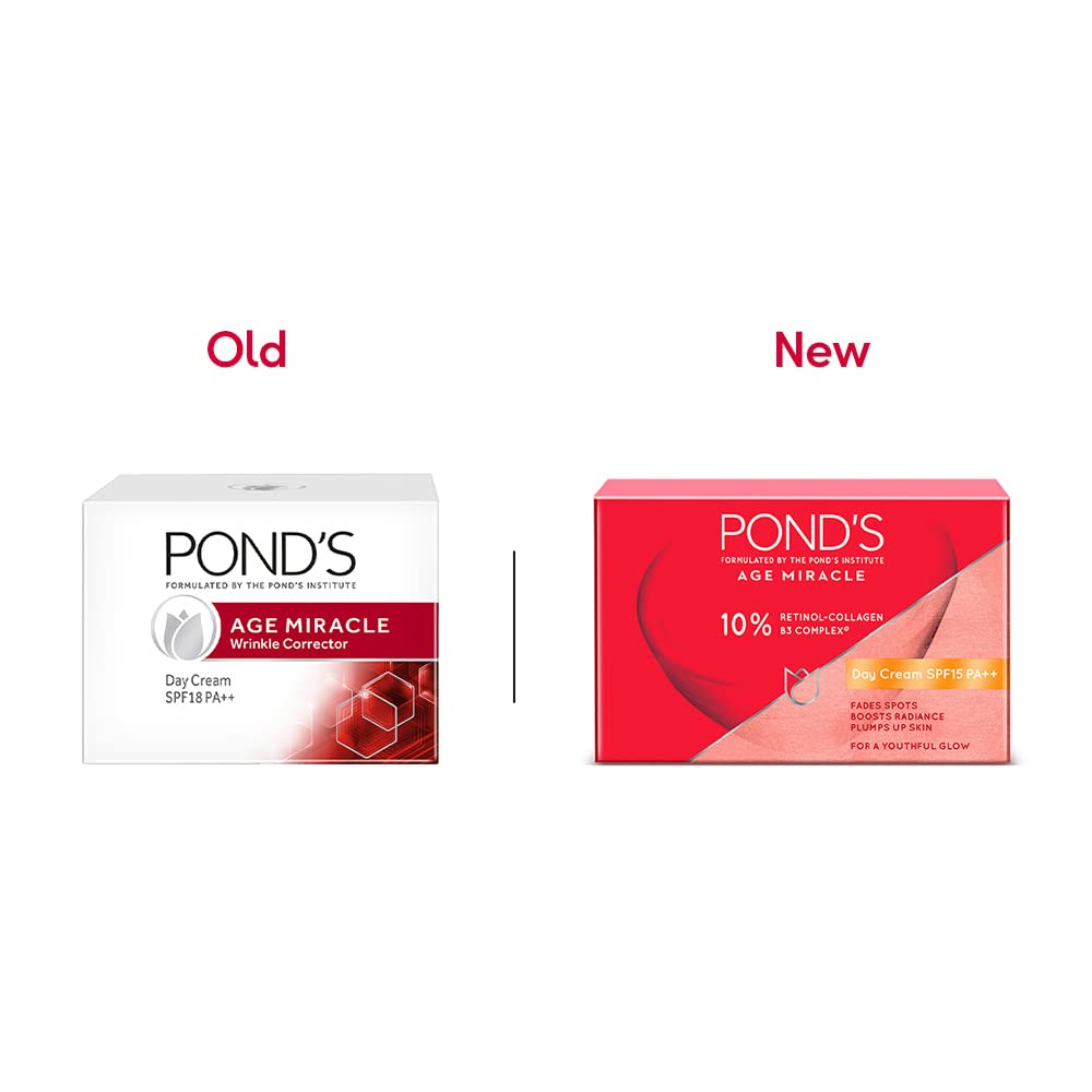 POND'S Age Miracle Wrinkle Corrector SPF 15 PA++ Day Cream 35 g [Packaging might differ]