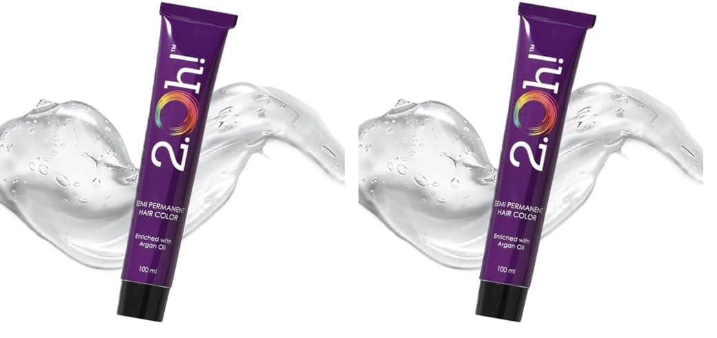 2.Oh! Italian- Hair Gloss | High Shine Hair Gloss Treatment | Semi Permanent Clear Gloss | Salon- Like Glossy Hair| Shiny and Smooth Hair | Enriched with Argan Oil | Lasts up to 2-3 Washes (Pack of 2)