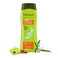 Trichup Hair Fall Control Natural Shampoo - Enriched Amla, Licorice & Bhringaraj - Help to Reduce Hair Fall & Thinning Hair- 400ml