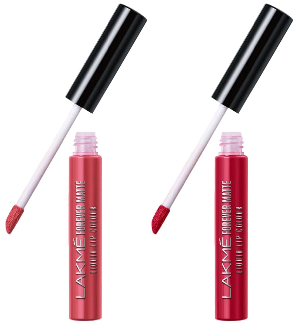 LAKMÉ Forever Matte Liquid Lip Colour & Lakme Forever Matte Liquid Lip Colour