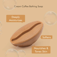 mcaffeine Pack Of 3 Coffee Bath Soaps | Deep Cleansing, Exfoliating & Moisturizing Summer And Winter Bathing Soaps Combo Pack | For Both Women And Men