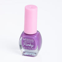 Whimsy Beauty Nail Polish for kid girls | Peel Off, Non Toxic, Water Based Safe nail polish for kids | Purple nail paint for kids girls | Play Safe with Chemical Free Nails for Daughters