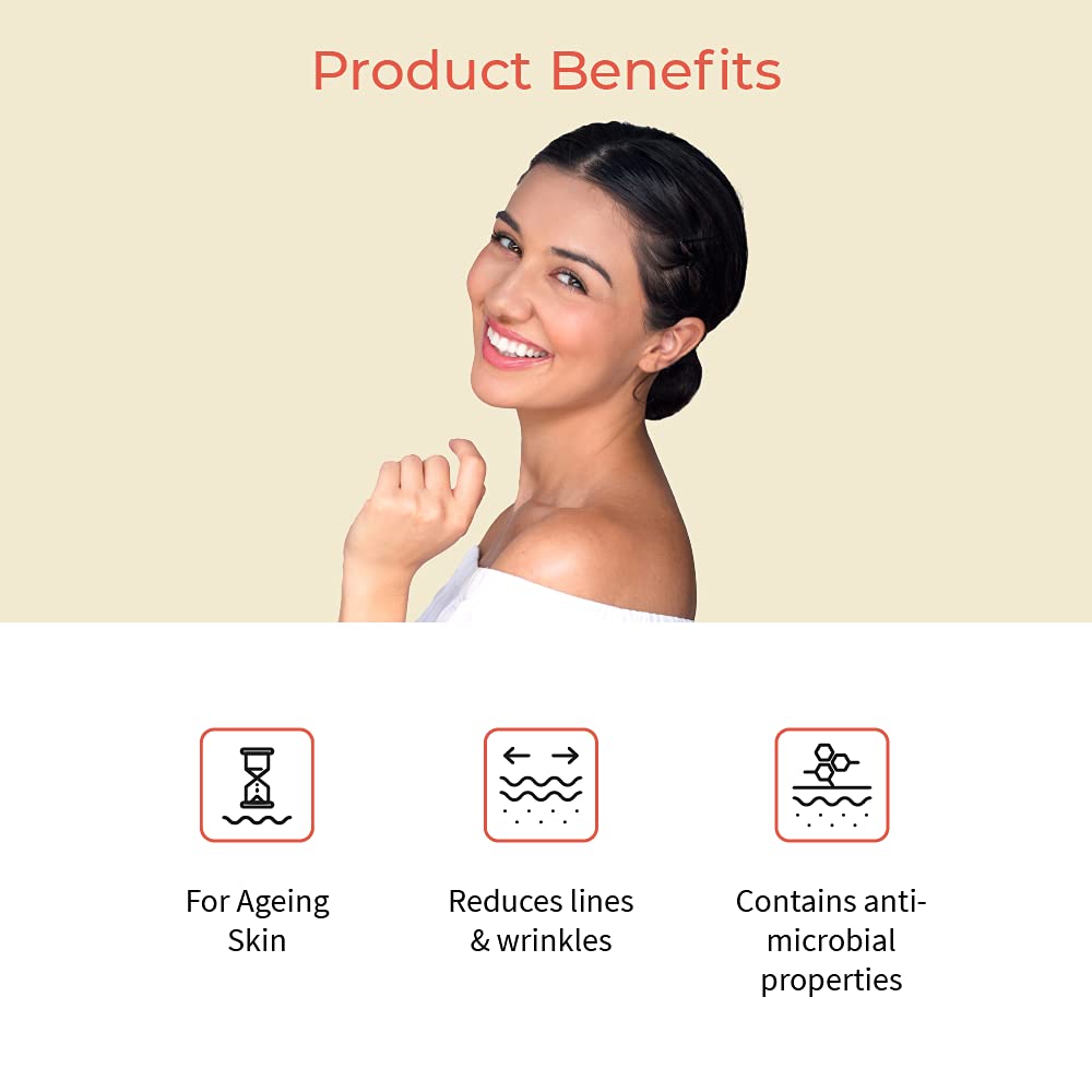 Vedix Face Serum, Customised Ayurvedic Prastha FirmRestore Face Serum, Anti Aging Serum With Bakuchi + Daruharidra + Sariva for Ageing Skin - 20 ml