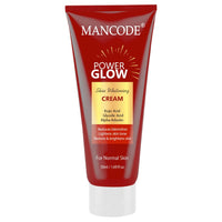Mancode Power Glow Face Care Combo for Unusex | Face Scrub, Face Wash & Whitening Cream | Deep Cleansing, Exfoliation & Brightening | Natural Ingredients with Saffron, Turmeric, Kojic Acid & Licorice | Hydrating & Reduces Dark Spots Pack of 3