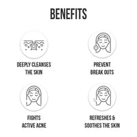 FURR Anti Acne Face Wash 2% Salicylic Acid with Green Tea | Controls Active Acne | Reduces Blemishes | Exfoliates Dead Skin Cells | Face Wash For Men & Women | 100ml