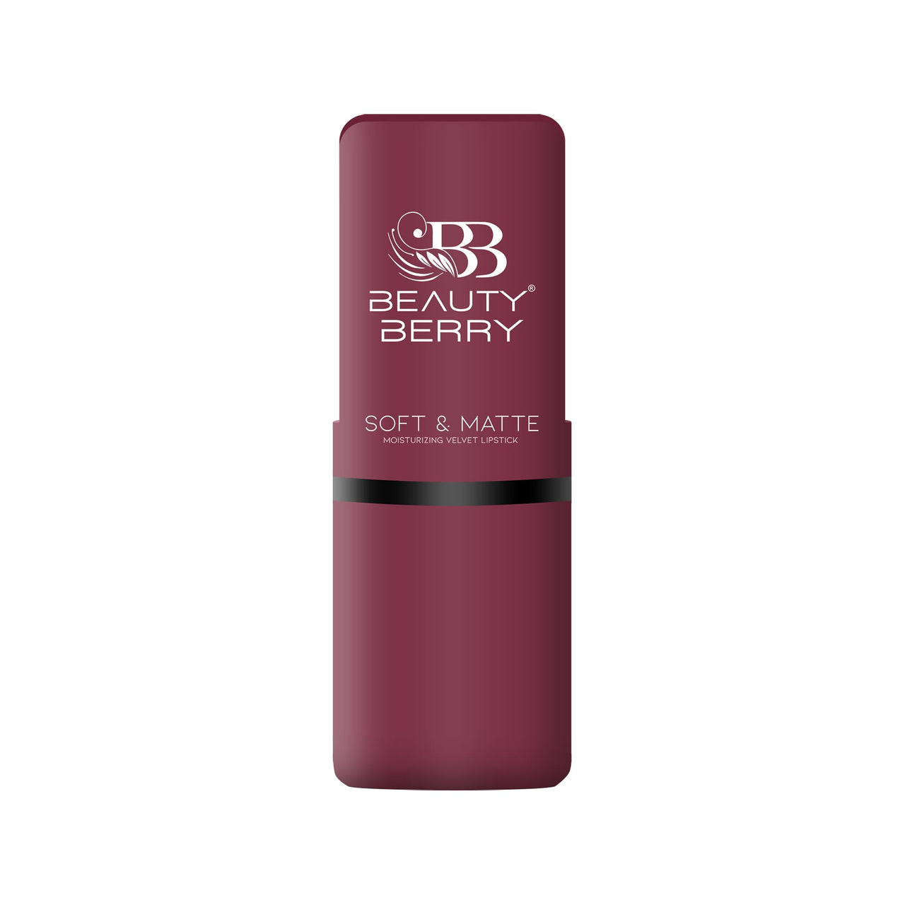 Beauty Berry Soft & Matte Lipstick | Moisturizing & Non Drying Formula with Velvet Matte Finish | Highly Pigmented and Lightweight Lipstick for Women (Napa, 4g)
