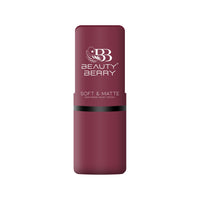 Beauty Berry Soft & Matte Moisturizing Velvet Lipstick For Women - Long-Lasting, Hydrating, High-Pigment Color. (Shade 18)
