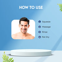 Jovees Herbal Men's Essential Advanced 4 in 1 Moisturizing Face Wash |with Vit C and Vit E | Gives Clean and Clear Skin |For All Skin Types 100g (Pack of 2)