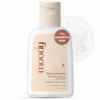 Moody Derma Soothe Barrier Repairing Face Wash Cleanser With Ceramide, Vitamin E & Rice Extract | Face Wash For Combination Skin | Sensitive Skin Face Wash | Glowing Skin | Suitable For All Skin 120 ml