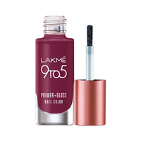 Lakmé 9 To 5 Primer + Glossy Finish Nail Colour & 9To5 Primer + Glossy Finish Nail Colour Combo,12 ML