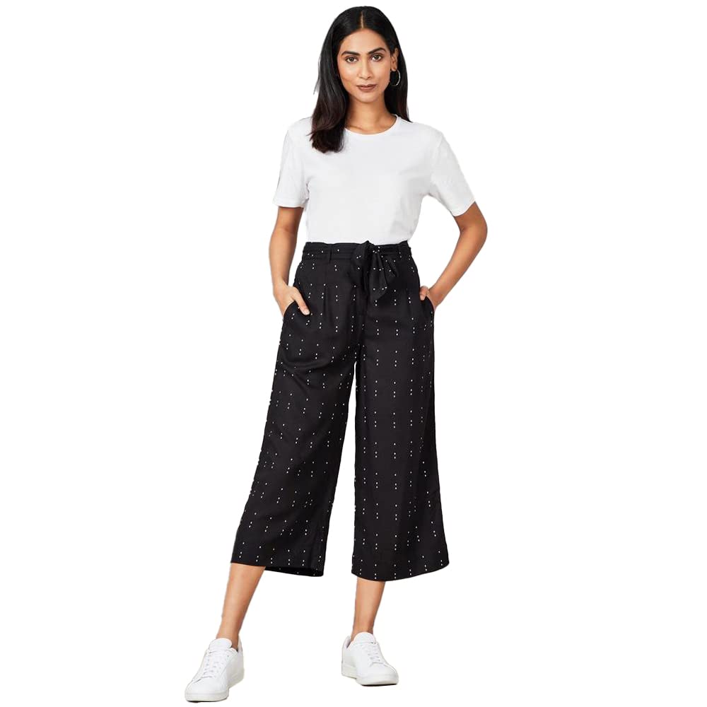 Infuse by Shoppers Stop Printed Viscose Full Length Womens Palazzo