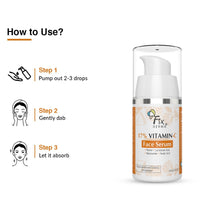 Fixderma 17% Vitamin C Face Serum for Glowing Skin | Retinol Face Serum | Skin Brightening Vit C Serum for Women and Men | Anti Aging Night Face Serum | Niacinamide Serum - 15g