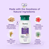 Himalaya Gentle Baby Shampoo 100ml | No Tears formula | Cleanses, softens and nourishes baby's  hair