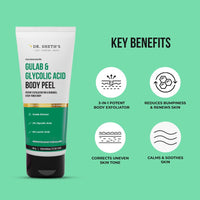 Dr. Sheth's 5% Gulab & 5% Glycolic Acid Exfoliating brightening Face Mask with Kaolin Clay for skin detoxifying & spotless skin | For Dull and dry Skin | For men and women- 50g