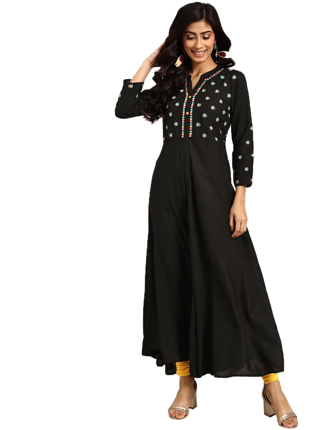 Rapsodia Women's  Rayon Anarkali Kurta