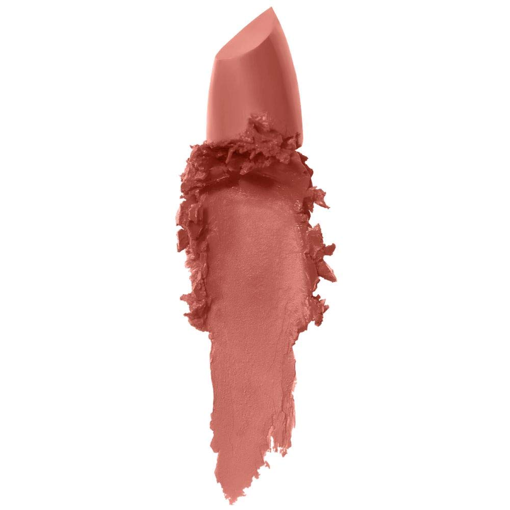 Maybelline New York Color Sensational Creamy Matte Lipstick, 656 Clay Crush, 3.9g and Maybelline New York Color Sensational Creamy Matte Lipstick, 660 Touch of Spice, 3.9g