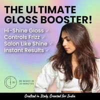 2.Oh! Italian- Hair Gloss | High Shine Hair Gloss Treatment | Semi Permanent Clear Gloss | Salon- Like Glossy Hair| Shiny and Smooth Hair | Enriched with Argan Oil | Lasts up to 2-3 Washes (Pack of 2)