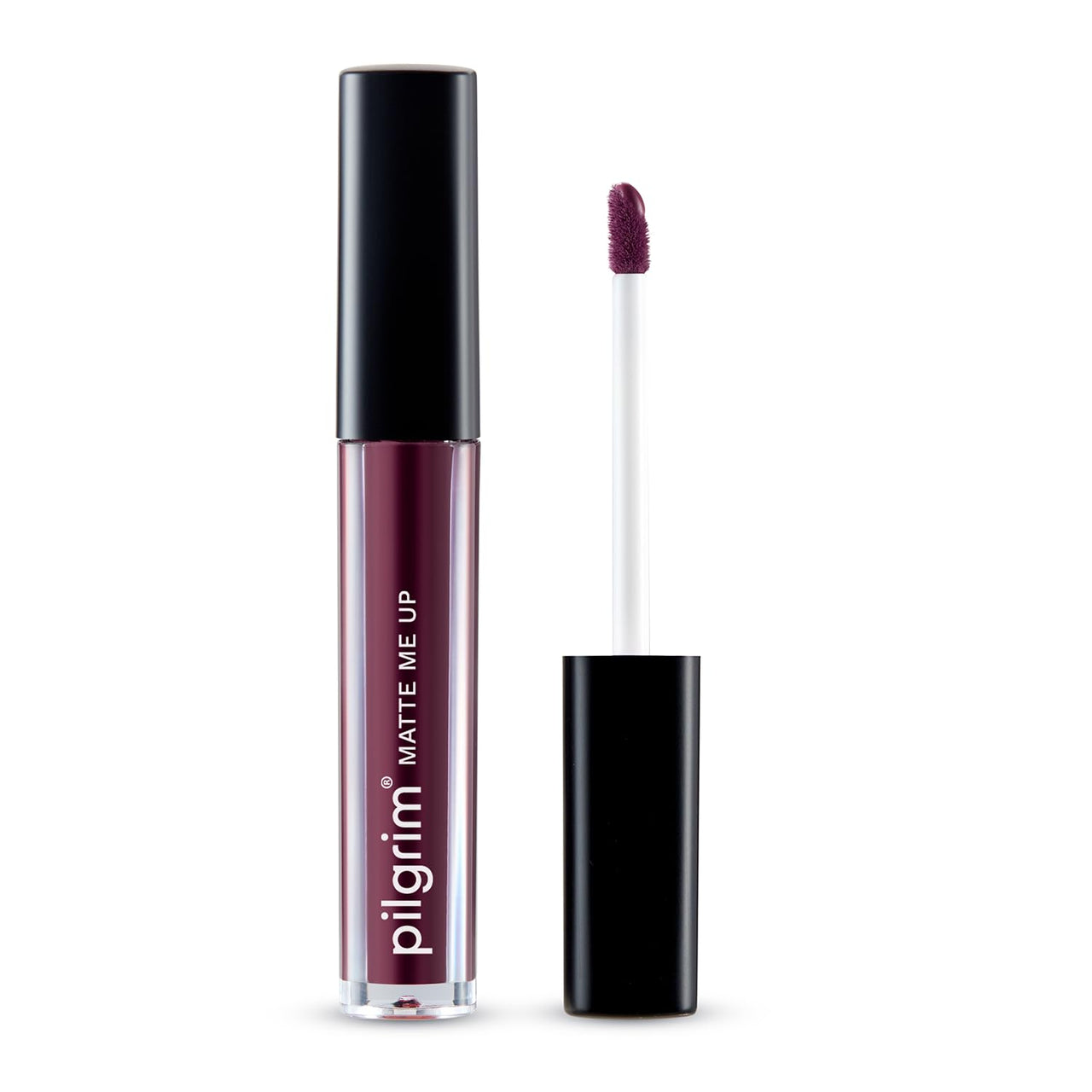 Pilgrim Liquid Matte Lipstick - Wine Trap | Lipstick for Women with Hyaluronic Acid & Spanish Squalane | Transferproof, Long Lasting & Non Drying with Hydrating Ingredients 3gms