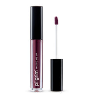 Pilgrim Liquid Matte Lipstick - Wine Trap | Lipstick for Women with Hyaluronic Acid & Spanish Squalane | Transferproof, Long Lasting & Non Drying with Hydrating Ingredients 3gms