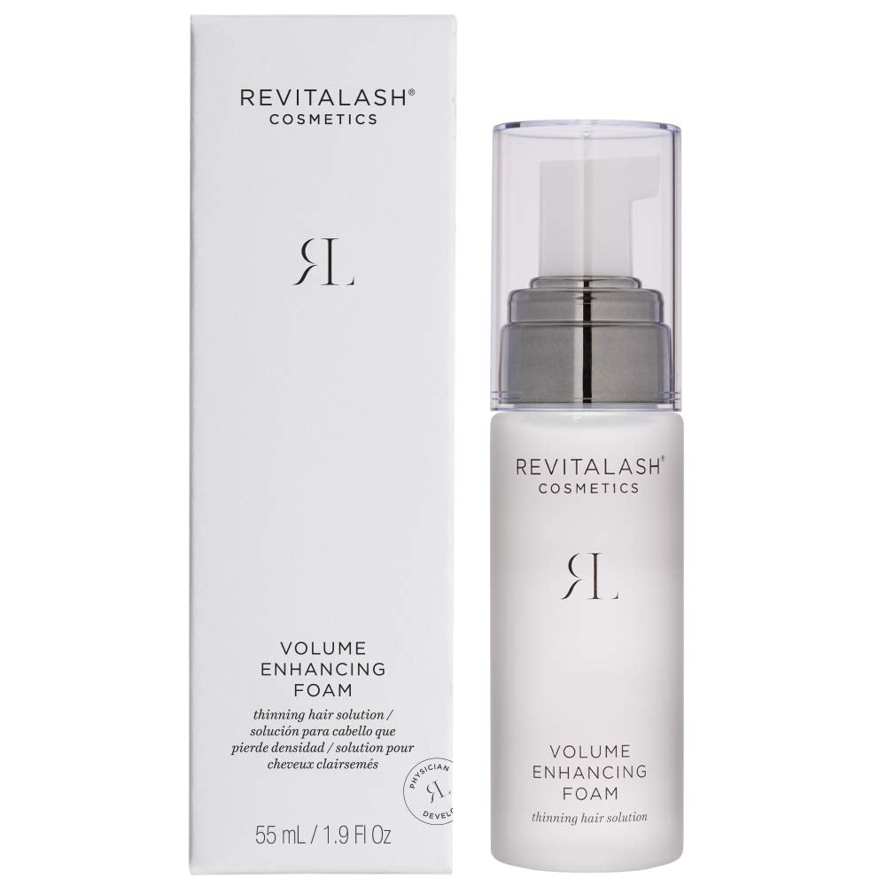 RevitaLash Cosmetics Volume Enhancing Foam for Thinning Hair - Physician Developed, Cruelty-Free Hair Growth Solution for Fuller, Thicker Hair, 55 ml 1. 9Fl.Oz