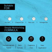 Deconstruct Hyaluronic Acid Lip Balm With 1% Cupuacu Butter | For Fuller lips, Dry Lips, Reduces Flakiness | Protects & Nourishes Dry Chapped Lips | Lip Balm For Women & Men | 4gm