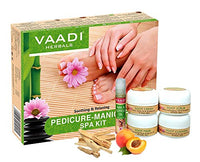 Vaadi Herbals Soothing And Refreshing Pedicure Manicure Spa Kit, 135g and Vaadi Herbals Foot Cream, Clove And Sandal Oil, 150G