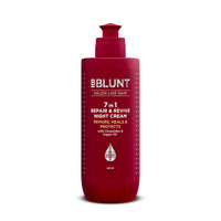 BBLUNT 7 in 1 Repair & Revive Night Cream to Heal & Protect Hair Overnight - 200ml|Addresses 7 Signs of Hair Damage | Reduces Frizz & Dullness | Enriched with Ceramides & Argan Oil | For Men & Women