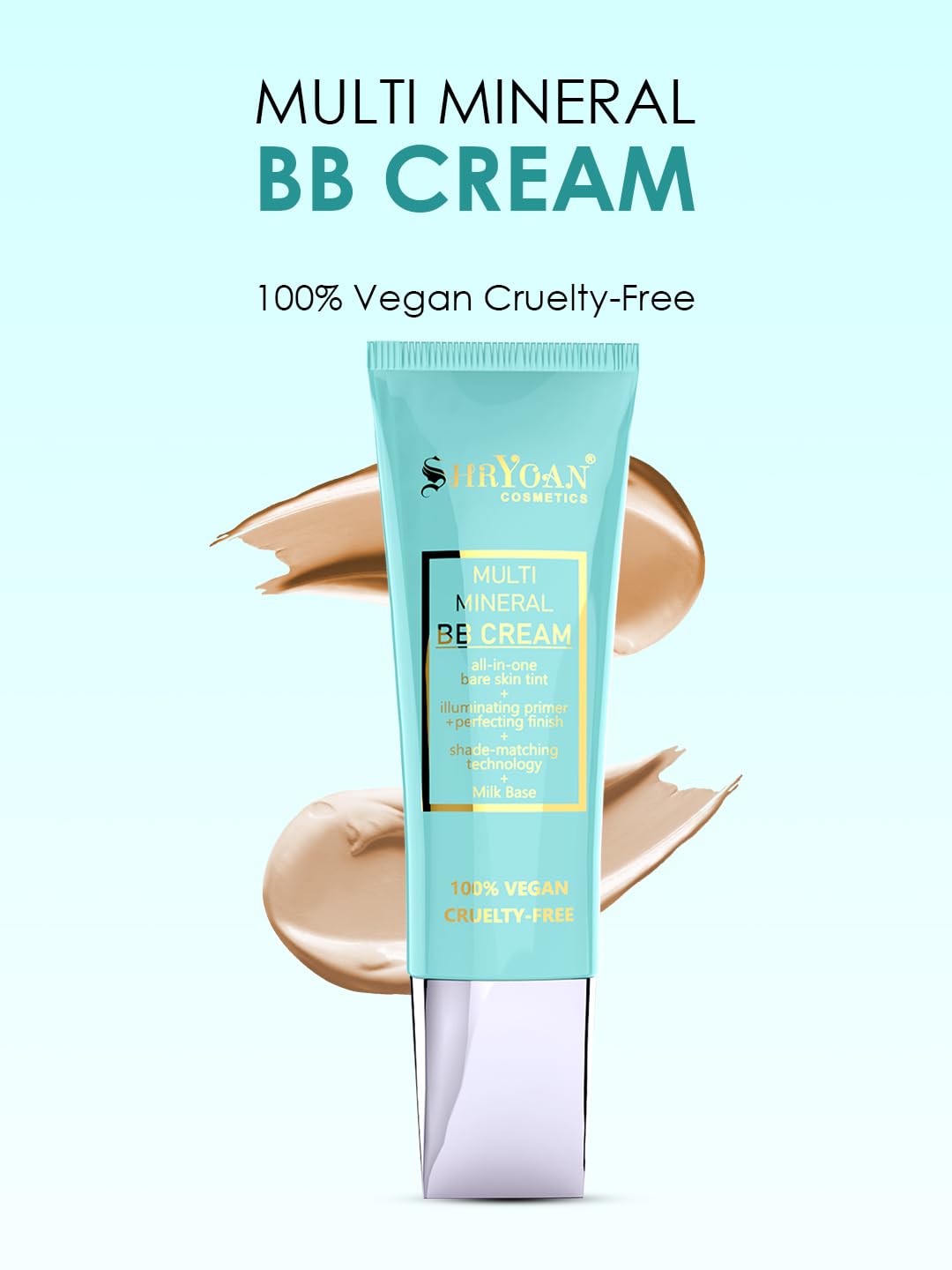 Shryoan Loose Powder with Matte Lipstick & BB Cream Makeup Kit for Women Daily Use