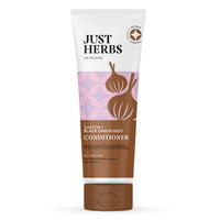 Just Herbs Castor and Black Onion Seed Sulfate Free Shampoo- 200ml & Just Herbs Castor Conditioner with Onion Black Seed Oil & Bhringraj -100 ml