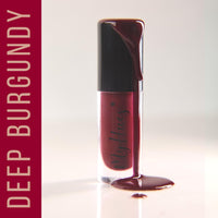 MyHues HyGlow Lip Elixir, Lip Gloss and Oil Hybrid, Nourishing Jojoba, Almond, Squalane 100% (Plant Derived), Shea Butter, Moisturizing, Buildable Colour, Glossy Finish (Deep Burgundy (Noor))