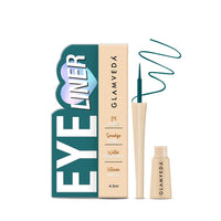 Glamveda Super Matte Liquid Eyeliner – Teal Green, Smudge-Proof, Waterproof, Quick Drying | 24-Hour Long Stay | Smooth Application | Bold, Clean, Smudge-Free Look