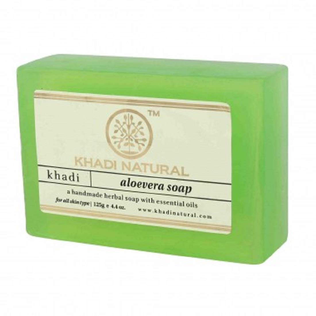 KHADI NATURAL Herbal Natural Herbal Aloevera Soap (Set of 5)