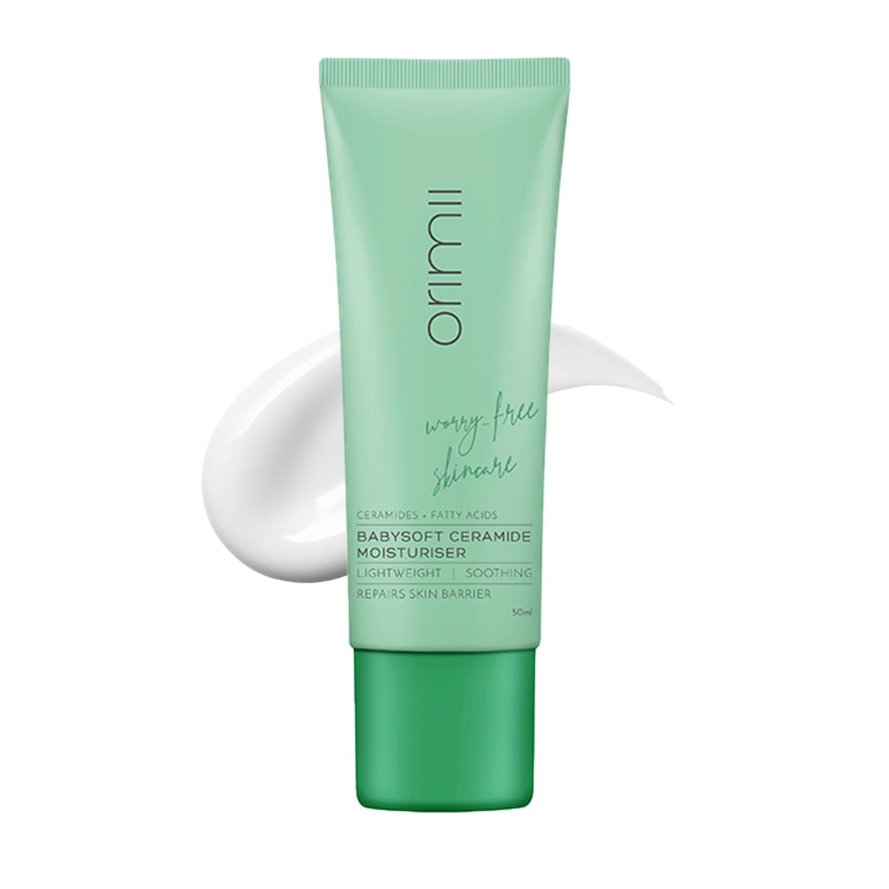 Orimii Face Moisturizer with Ceramide For Skin Barrier Repair | Lightweight & Non Sticky Face Cream for New & Expecting Mothers - Pregnancy & Breastfeeding Safe (50ml)