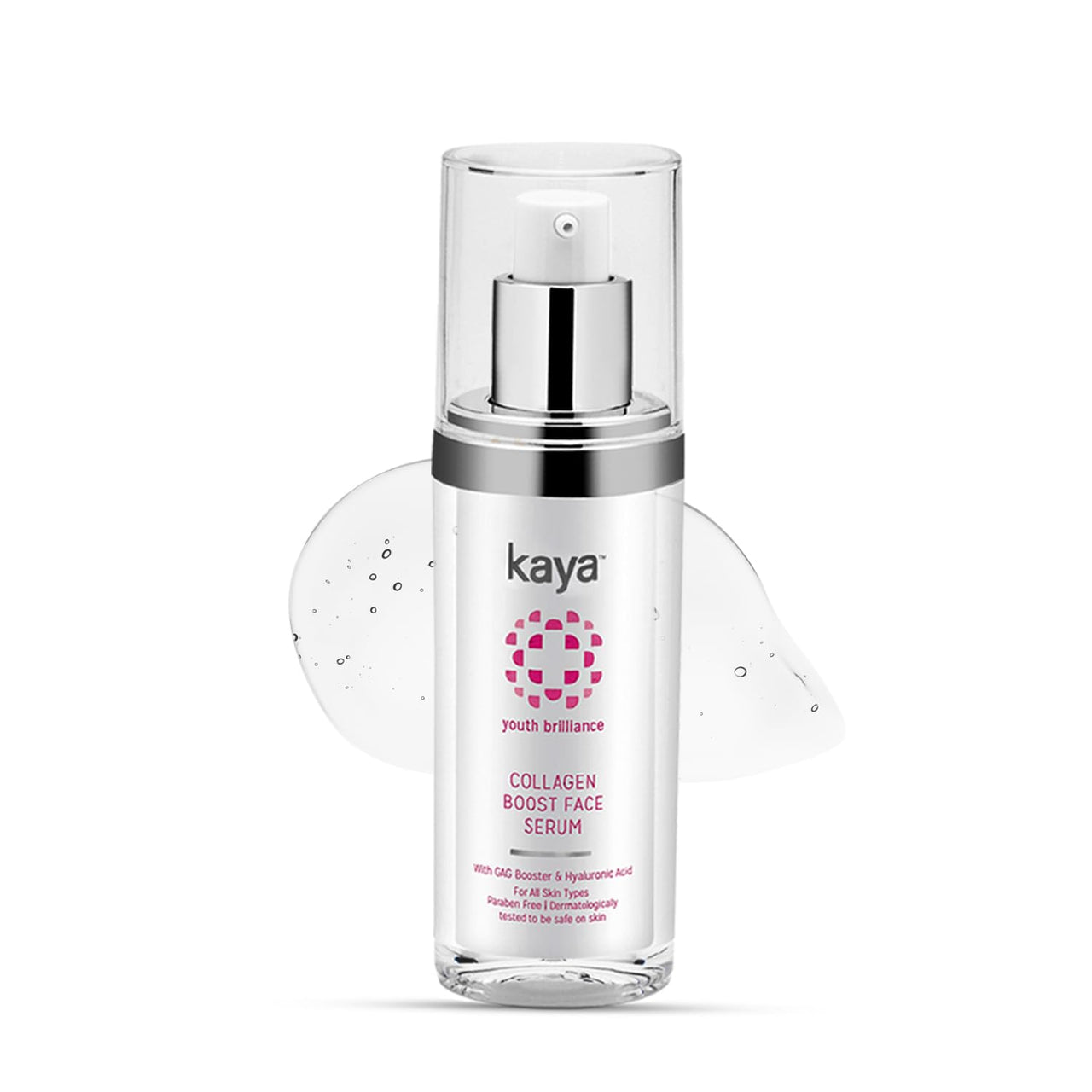 Kaya Clinic Collagen Boost Face Serum, Fine Lines & Wrinkles Reduction, Collage Booster, Light Weight Face Serum, Hydration, 30ml