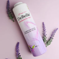 DeBelle Fragranced Face and Body Talc Combo Of 2 (400G Each) | Lavender Talcum Face Powder for men & Women