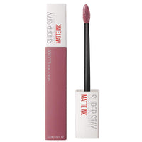 Maybelline New York Super Stay Matte Ink Liquid Lipstick, 15 Lover, 5ml and Maybelline New York Color Sensational Creamy Matte Lipstick, 657 Nude Nuance, 3.9g